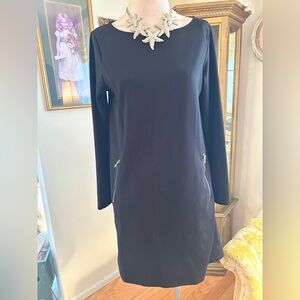 NWOT GAP Elegant Black Dress SZ M. C:4760